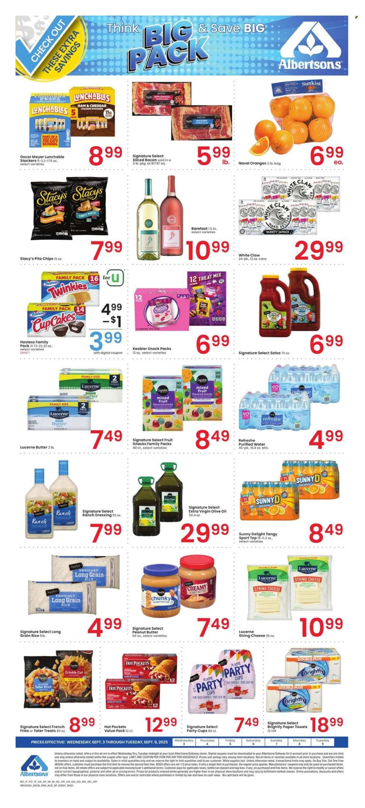 Albertsons ad - 09/03/2025 - 09/09/2025. Page 1