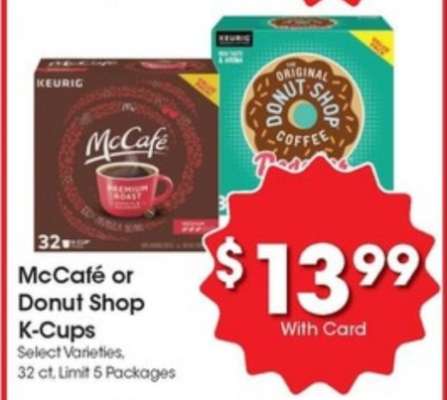 McCafé or Donut Shop K-Cups