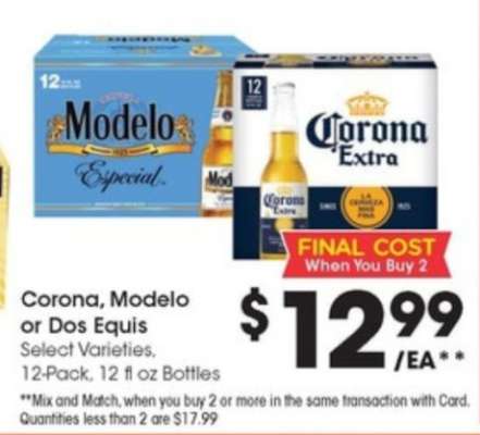 Corona, Modelo or Dos Equis
