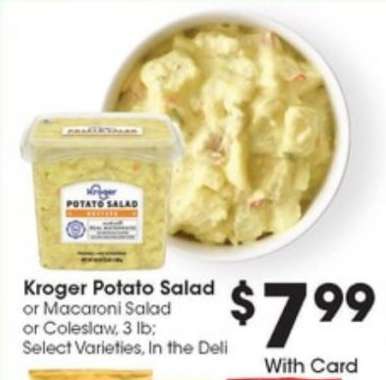 Kroger Potato Salad