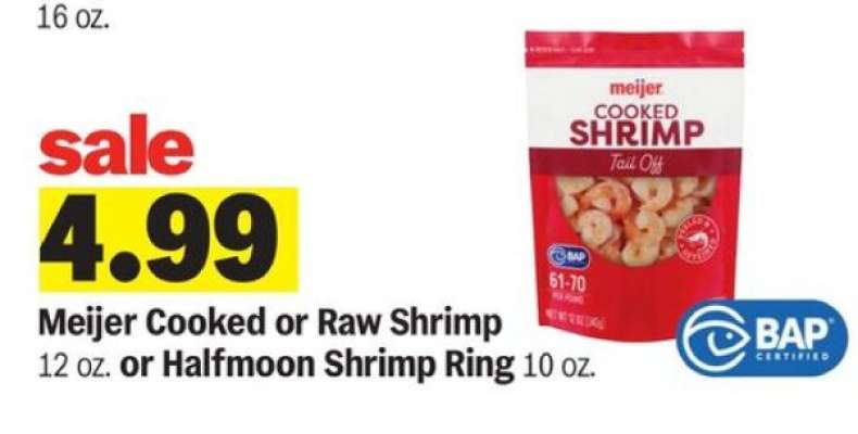 Meijer Cooked or Raw Shrimp*