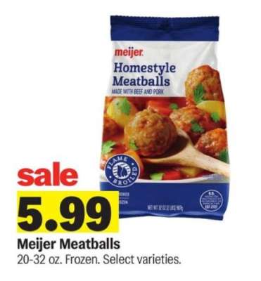 Meijer Meatballs