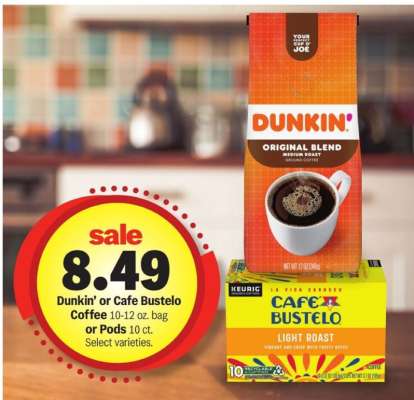 Dunkin' or Café Bustelo Coffee