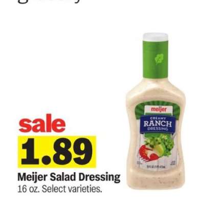 Meijer Salad Dressing