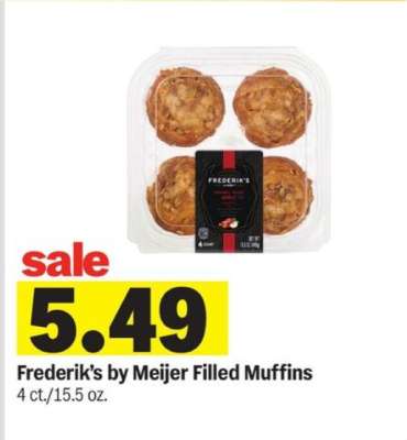 Frederik’s by Meijer Filled Muffins
