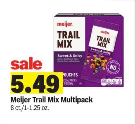 Meijer Trail Mix Multipack