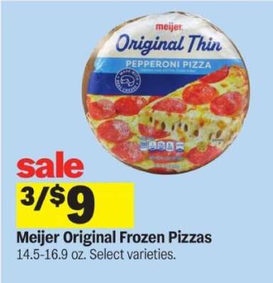 Meijer Original Frozen Pizzas*