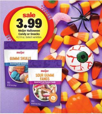 Meijer Halloween Candy or Snacks