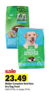 Meijer Complete Nutrition Dry Dog Food