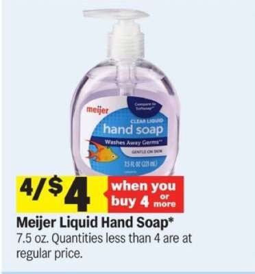 Meijer Liquid Hand Soap