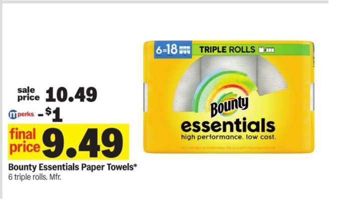 Bounty Essentials Paper Towels