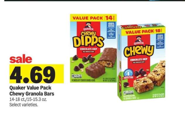 Quaker Value Pack Chewy Granola Bars