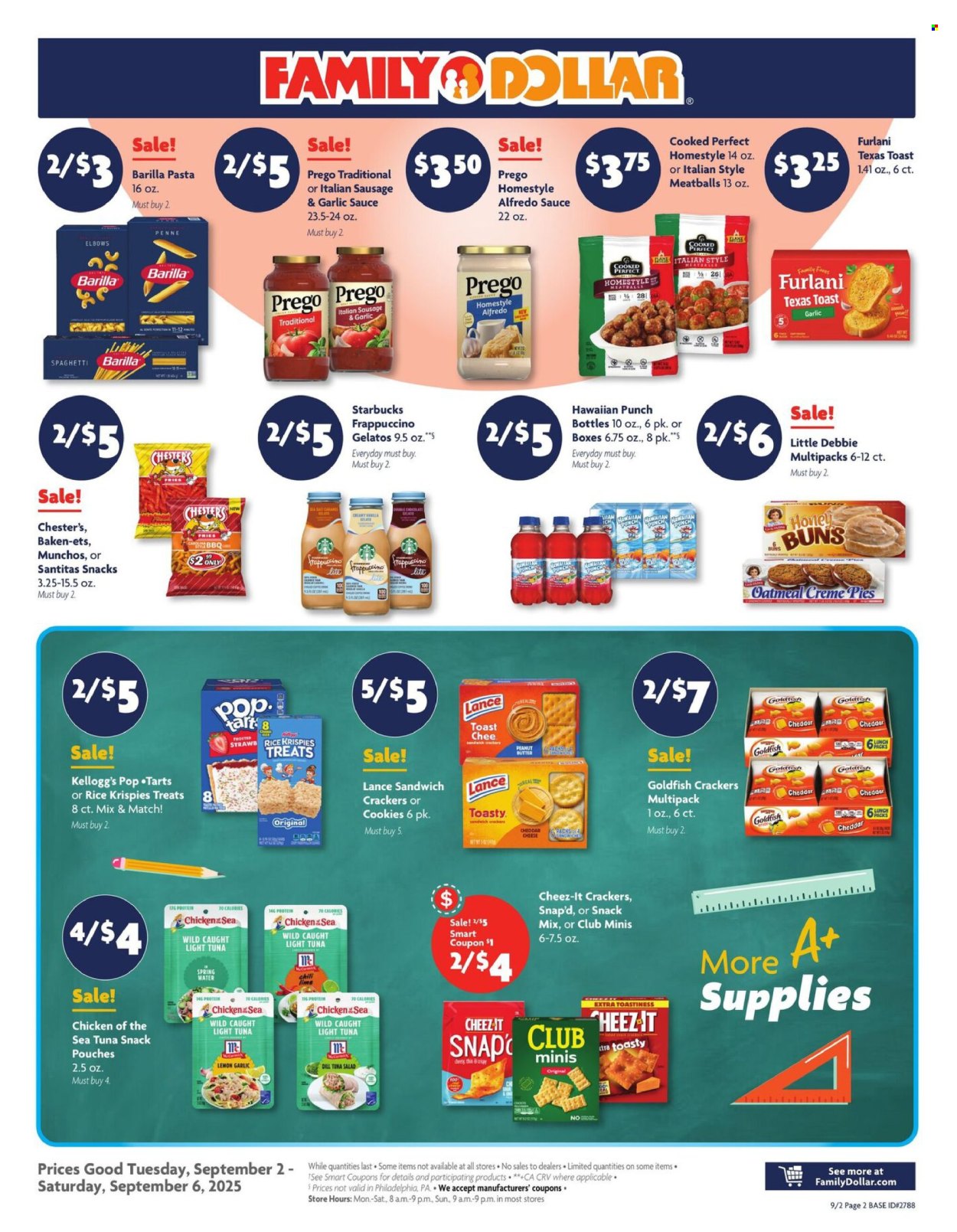 Family Dollar ad - 09/02/2025 - 09/06/2025. Page 2