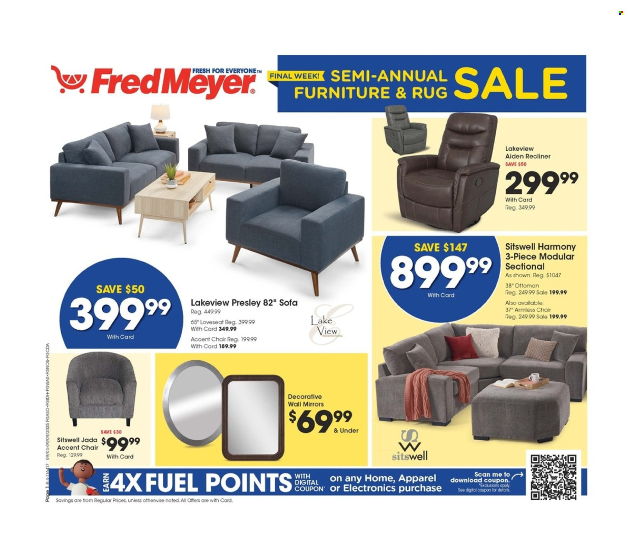 Fred Meyer ad - 09/03/2025 - 09/09/2025. Page 1