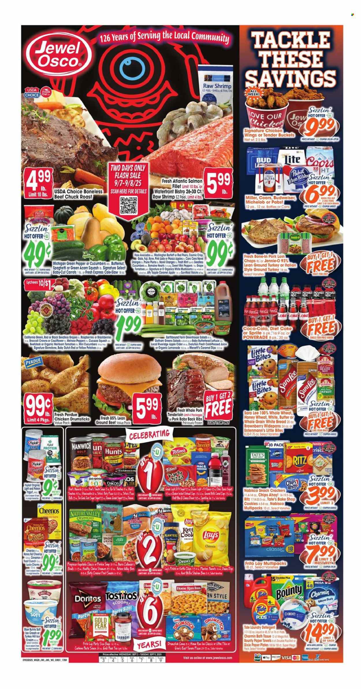Jewel Osco ad - 09/03/2025 - 09/09/2025. Page 1