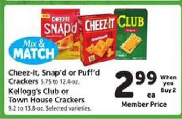 Cheez-It Snap'd or Puff'd Crackers