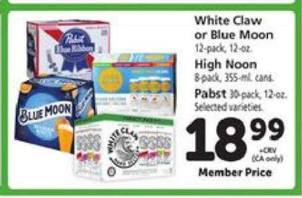 White Claw or Blue Moon