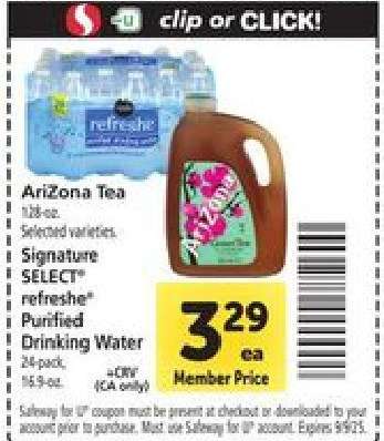 Signature Select Refreshe Purified Drinking Water