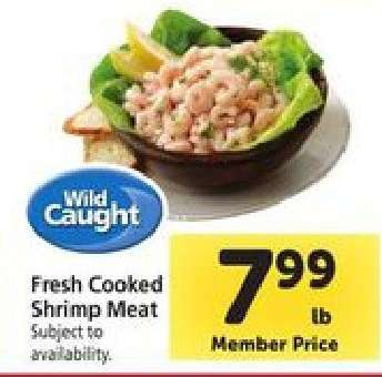 Fresh Cooked Shrimp Meat
