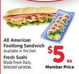 All American Footlong Sandwich