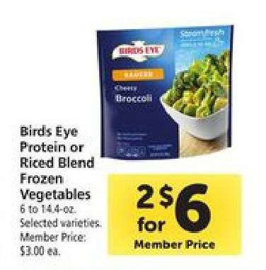 Birds Eye Protein or Riced Blend Frozen Vegetables