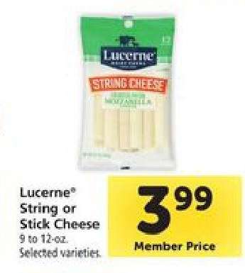 Lucerne String or Stick Cheese