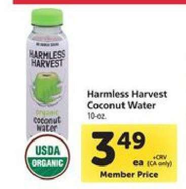Harmless Harvest Coconut Water