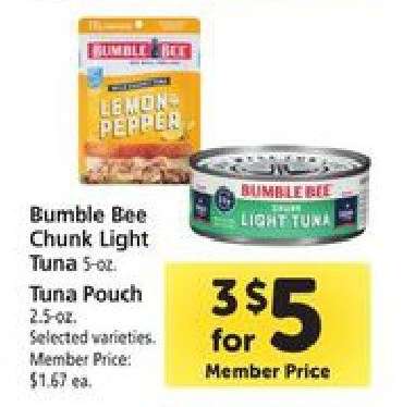 Bumble Bee Chunk Light Tuna