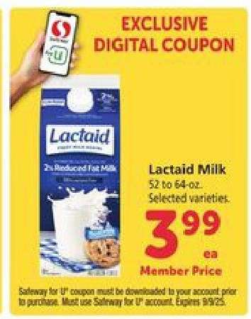 Lactaid Milk