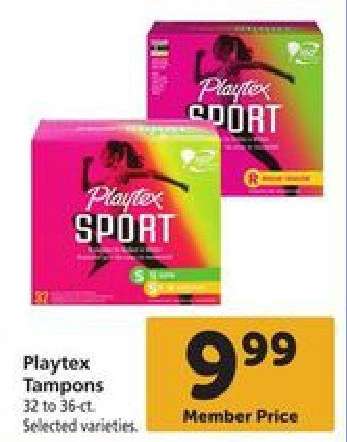 Playtex Tampons