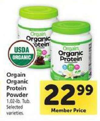 Orgain Organic Protein Powder