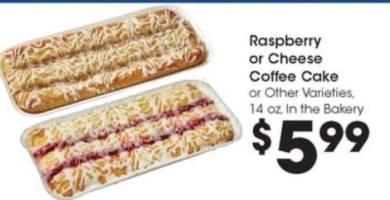 Raspberry or Cheese Coffee Cake