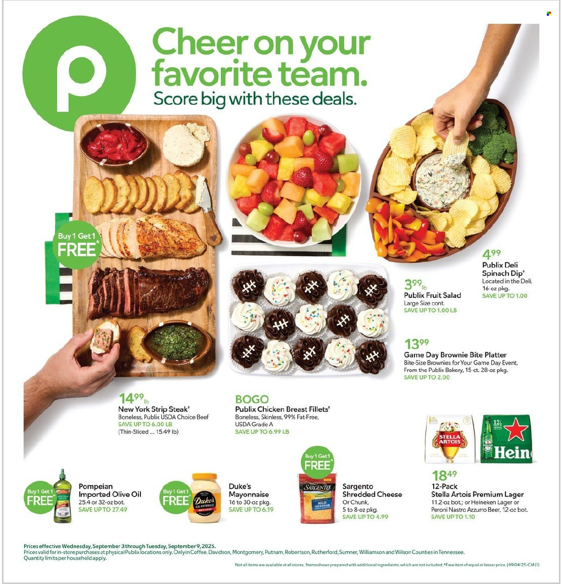 Publix ad - 09/03/2025 - 09/09/2025. Page 1