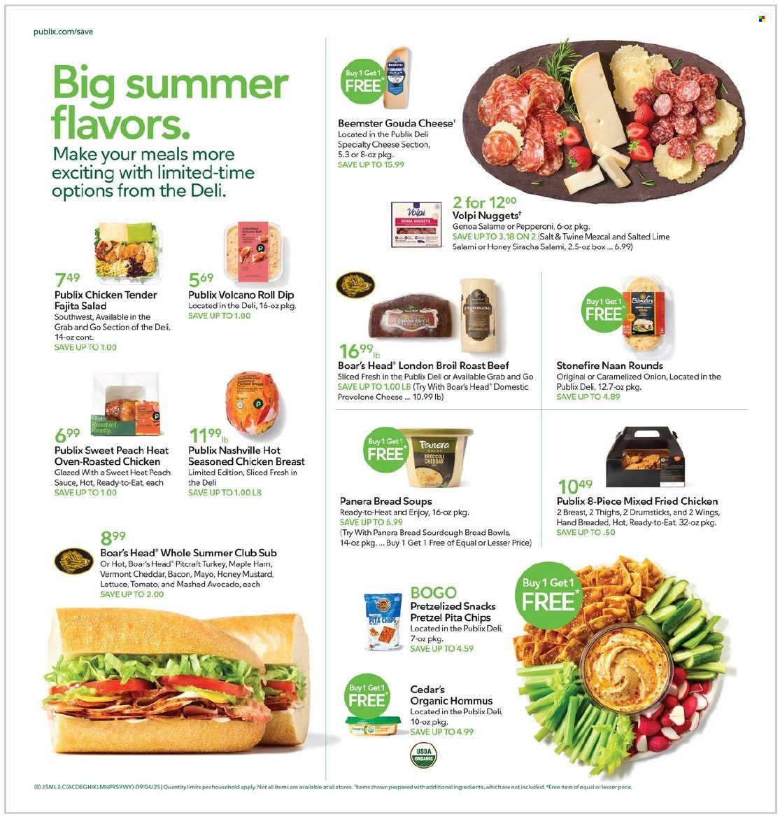 Publix ad - 09/03/2025 - 09/09/2025. Page 8