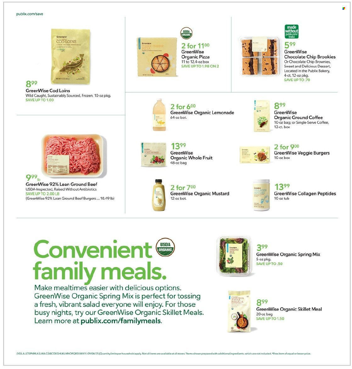Publix ad - 09/03/2025 - 09/09/2025. Page 10
