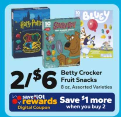 Betty Crocker Fruit Snacks