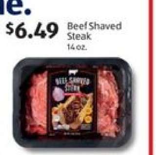 Beef Shaved Steak