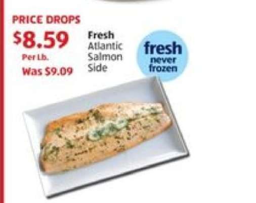 Fresh Atlantic Salmon Side