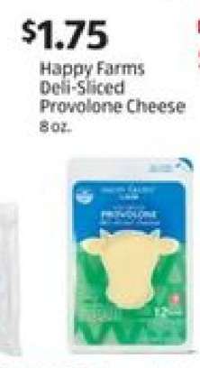 Happy Farms Deli-Sliced Provolone Cheese