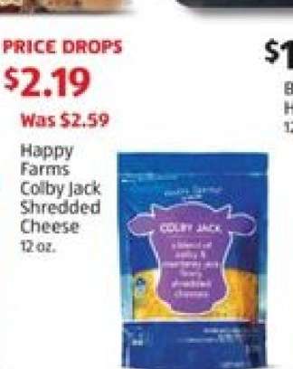 Happy Farms Colby Jack Shredded Cheese