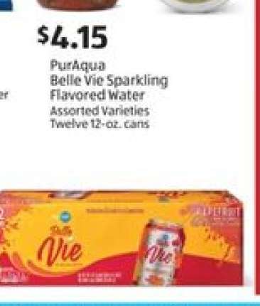 PurAqua Belle Vie Sparkling Flavored Water