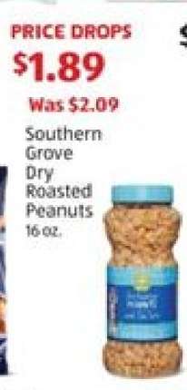 Southern Grove Dry Roasted Peanuts