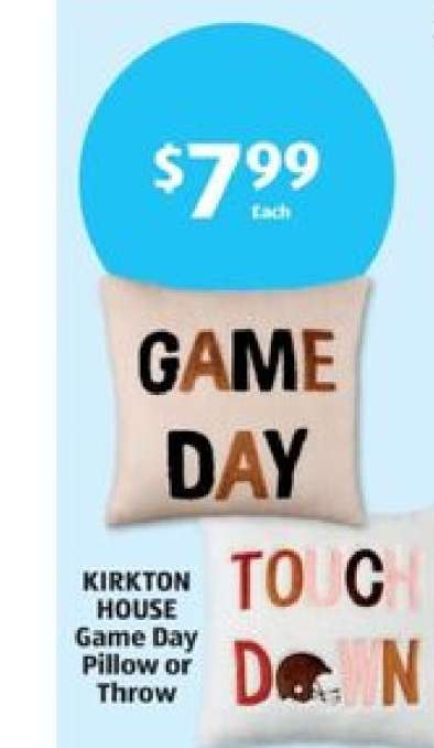 KIRKTON HOUSE Game Day Pillow or Throw