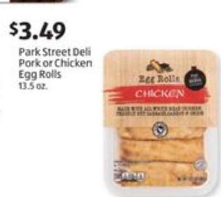 Park Street Deli Pork or Chicken Egg Rolls