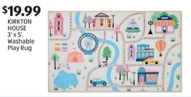 KIRKTON HOUSE 3' x 5' Washable Play Rug