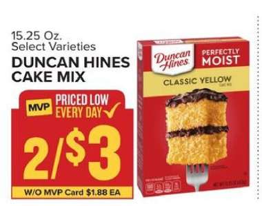 Duncan Hines Cake Mix