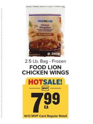 FOOD LION CHICKEN WINGS