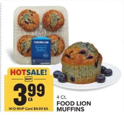 FOOD LION MUFFINS