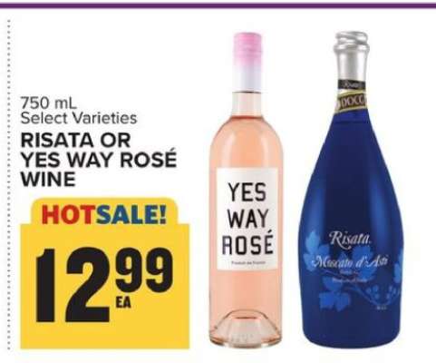 Risata or Yes Way Rosé Wine