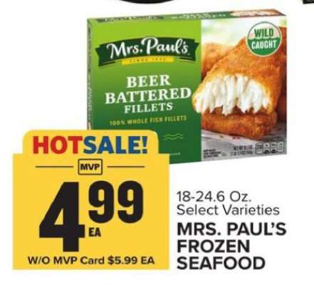 Mrs. Paul's Frozen Seafood